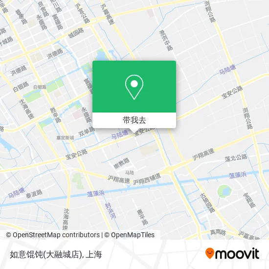 如意馄饨(大融城店)地图