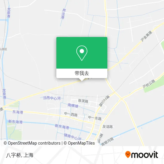 八字桥地图