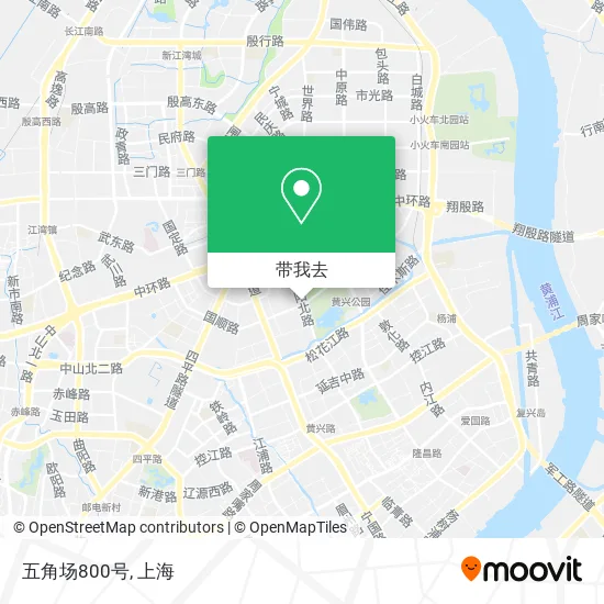 五角场800号地图