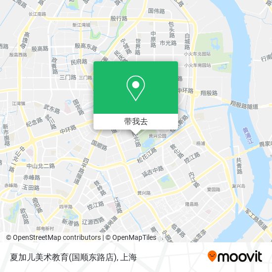 夏加儿美术教育(国顺东路店)地图