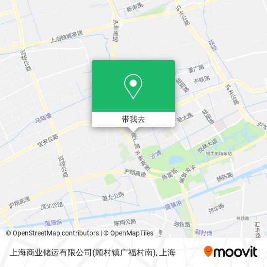 上海商业储运有限公司(顾村镇广福村南)地图