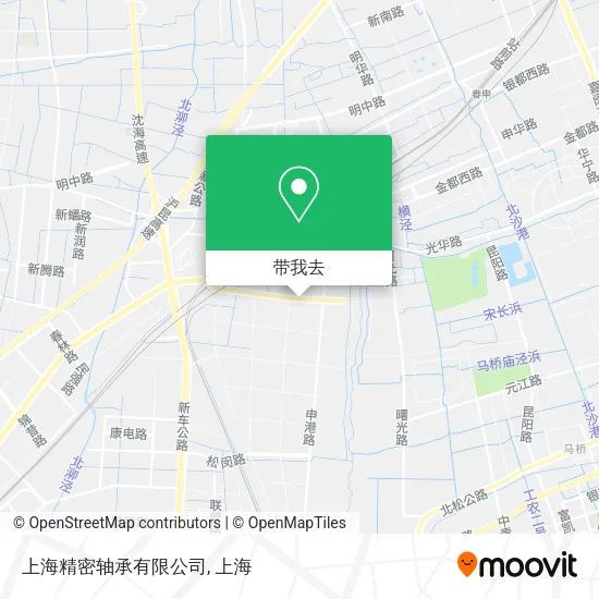 上海精密轴承有限公司地图