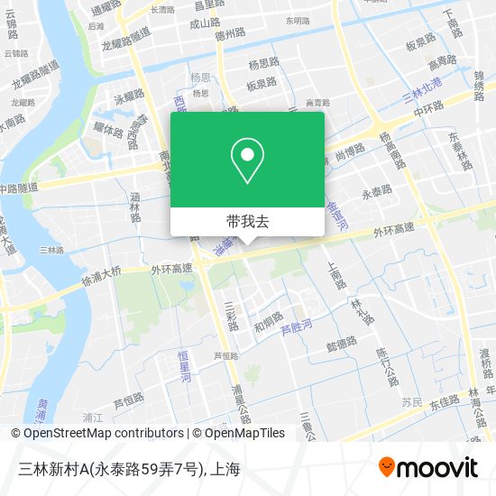 三林新村A(永泰路59弄7号)地图