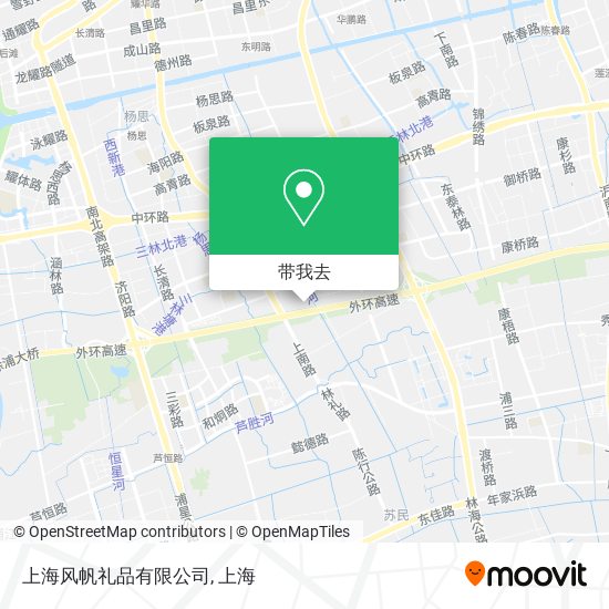 上海风帆礼品有限公司地图