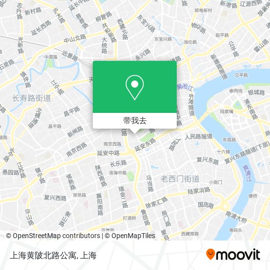 上海黄陂北路公寓地图