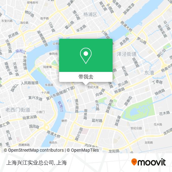 上海兴江实业总公司地图
