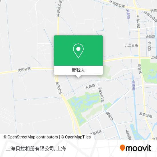 上海贝拉相册有限公司地图