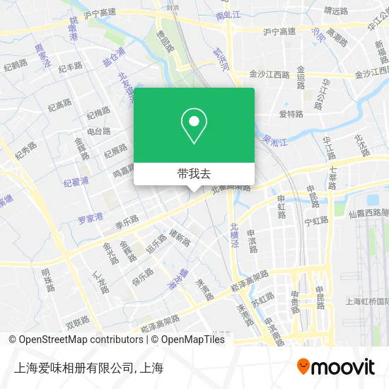 上海爱味相册有限公司地图