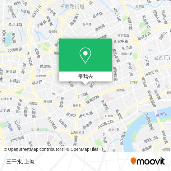 三千水地图