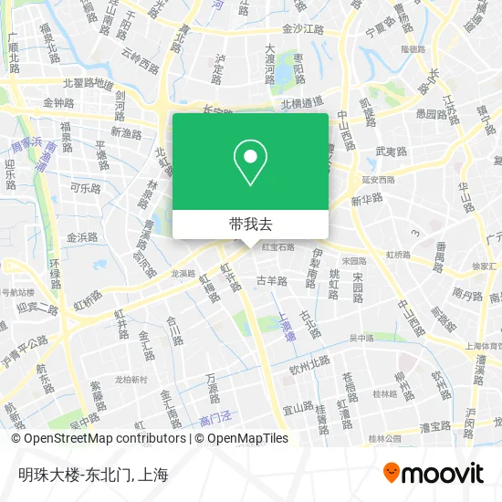 明珠大楼-东北门地图