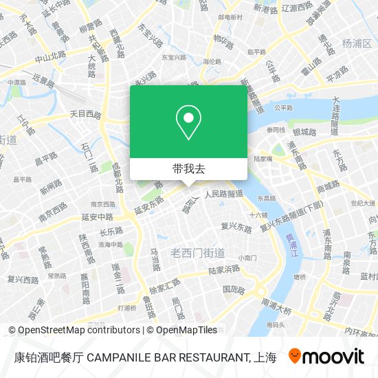 康铂酒吧餐厅 CAMPANILE BAR RESTAURANT地图