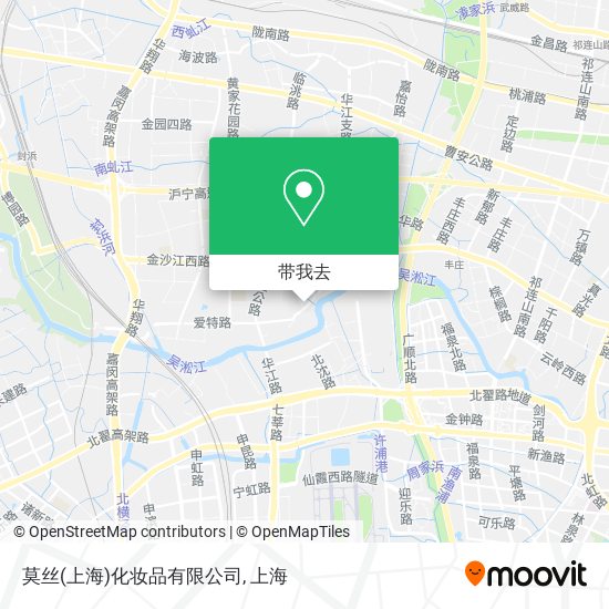 莫丝(上海)化妆品有限公司地图