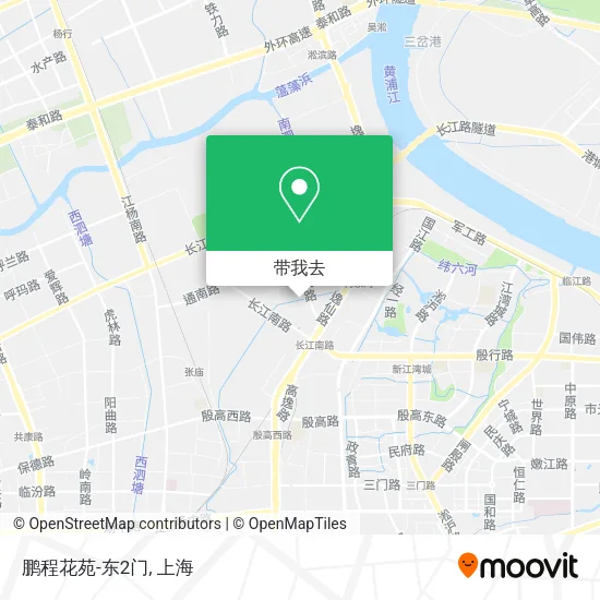 鹏程花苑-东2门地图