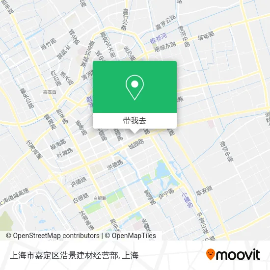 上海市嘉定区浩景建材经营部地图