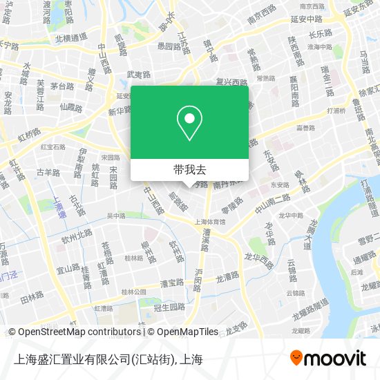 上海盛汇置业有限公司(汇站街)地图