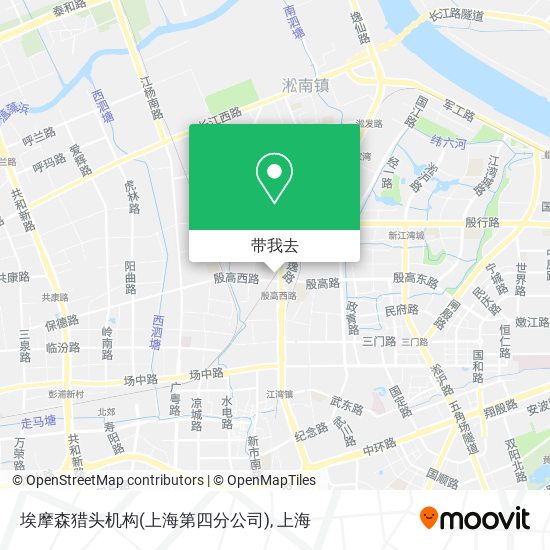 埃摩森猎头机构(上海第四分公司)地图