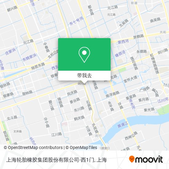 上海轮胎橡胶集团股份有限公司-西1门地图