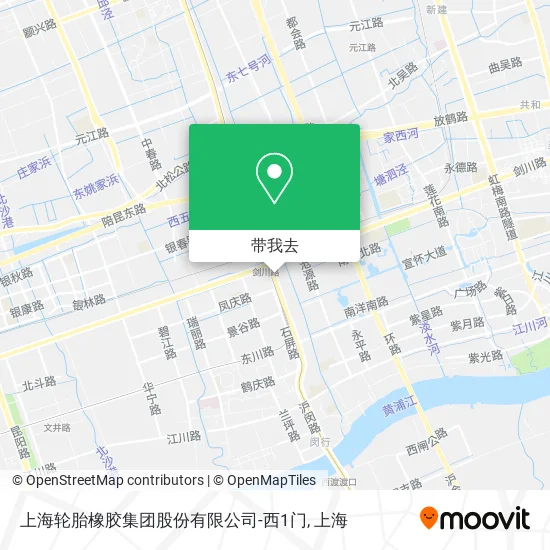 上海轮胎橡胶集团股份有限公司-西1门地图