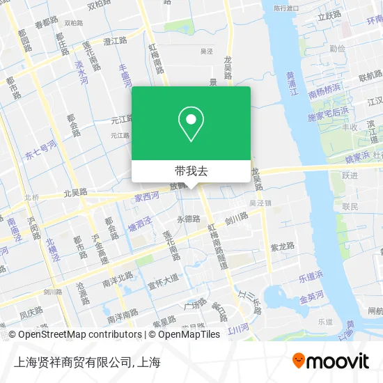 上海贤祥商贸有限公司地图