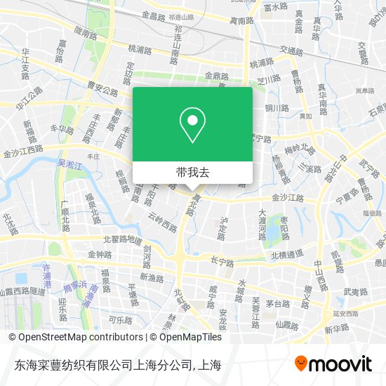 东海寀蘴纺织有限公司上海分公司地图