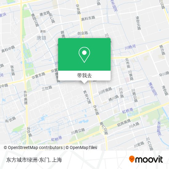 东方城市绿洲-东门地图