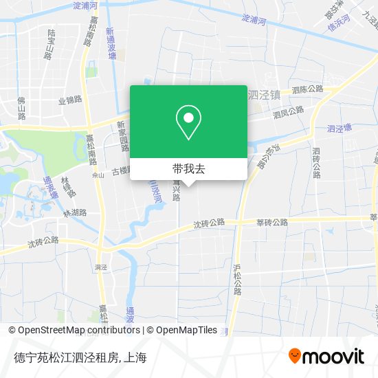 德宁苑松江泗泾租房地图