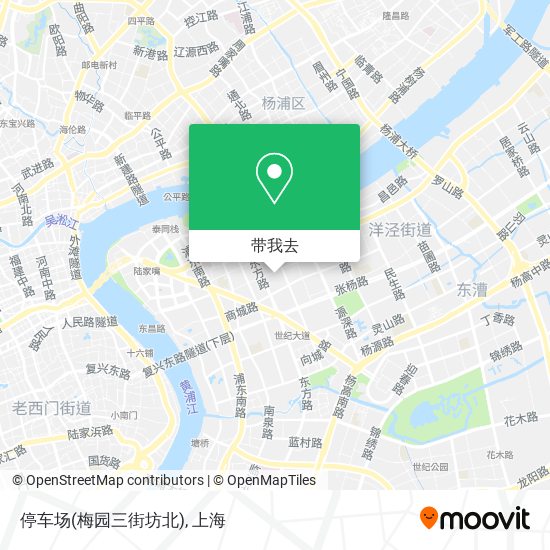 停车场(梅园三街坊北)地图