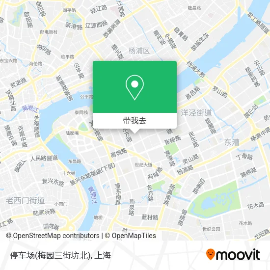 停车场(梅园三街坊北)地图