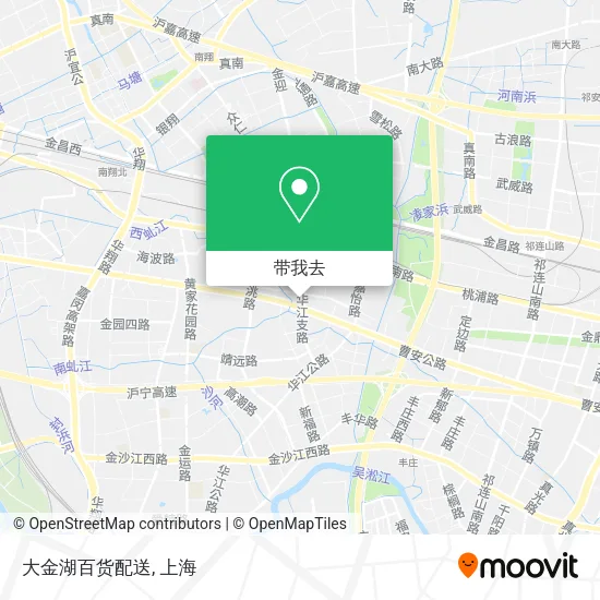 大金湖百货配送地图