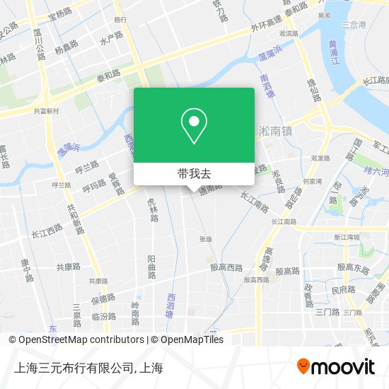 上海三元布行有限公司地图