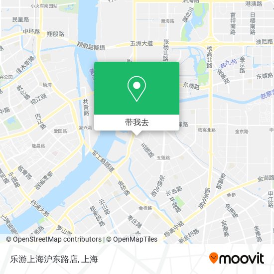 乐游上海沪东路店地图