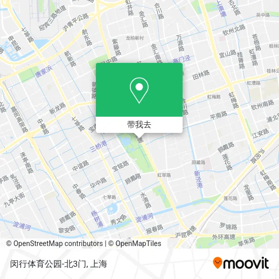 闵行体育公园-北3门地图