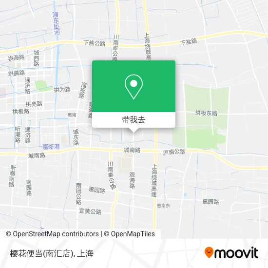 樱花便当(南汇店)地图