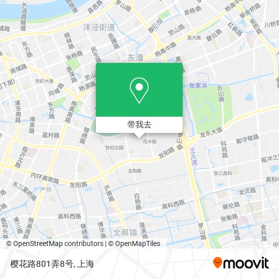 樱花路801弄8号地图