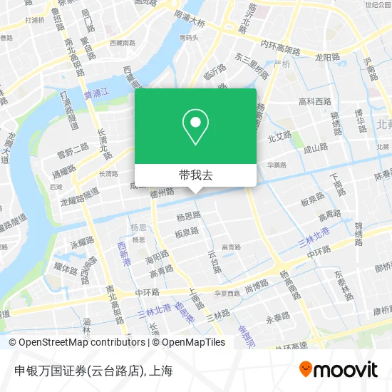 申银万国证券(云台路店)地图