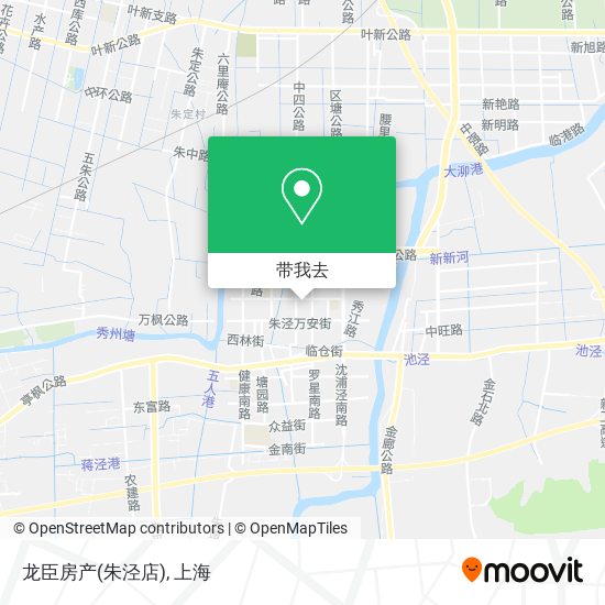 龙臣房产(朱泾店)地图