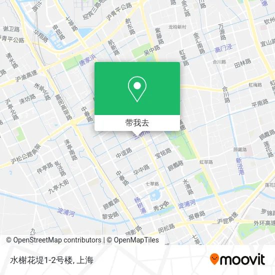 水榭花堤1-2号楼地图