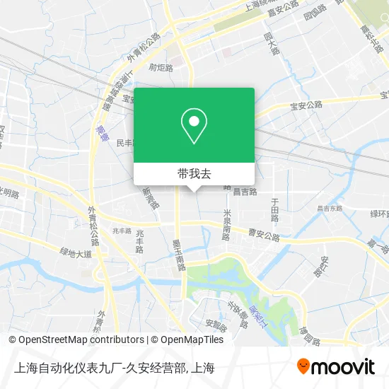 上海自动化仪表九厂-久安经营部地图