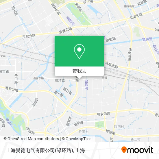 上海昊德电气有限公司(绿环路)地图