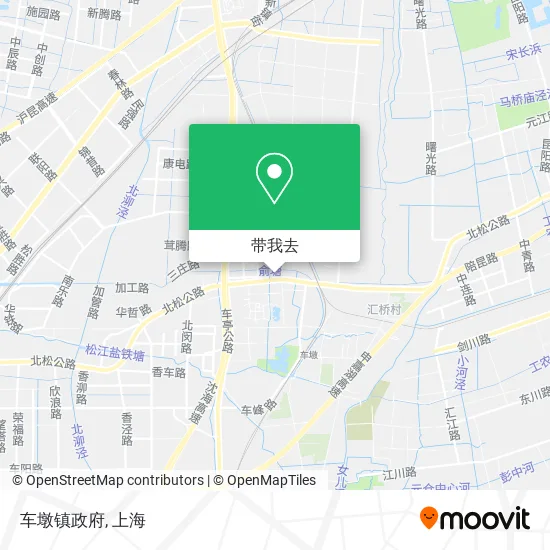 车墩镇政府地图