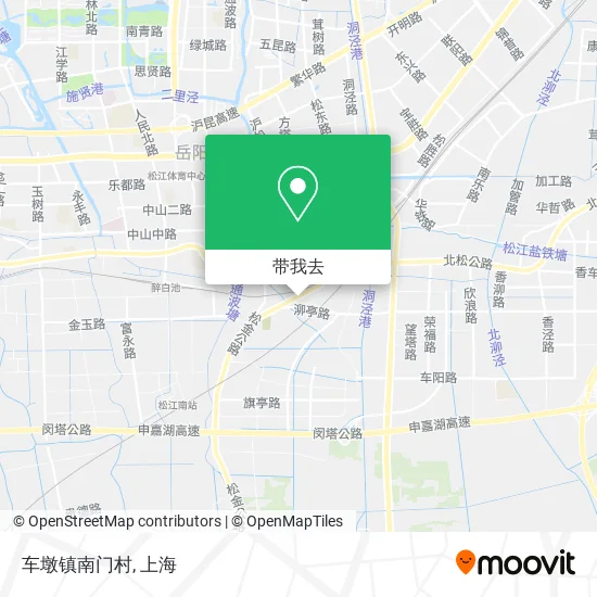 车墩镇南门村地图