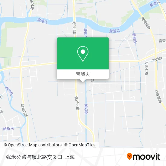 张米公路与镇北路交叉口地图