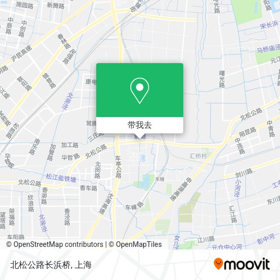 北松公路长浜桥地图