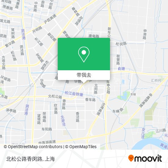 北松公路香闵路地图