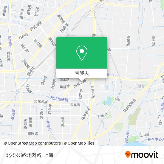 北松公路北闵路地图