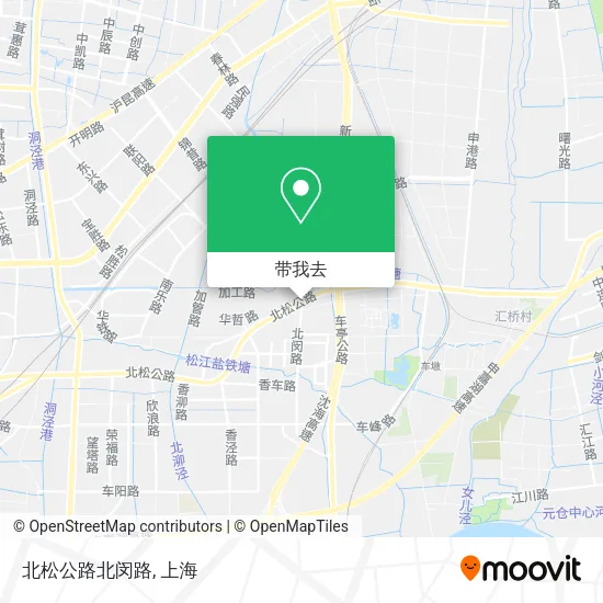 北松公路北闵路地图