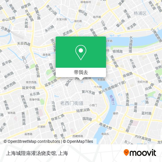 上海城隍庙灌汤烧卖馆地图