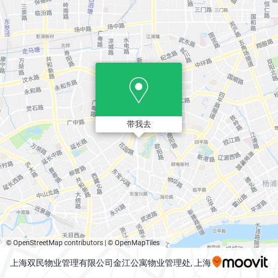 上海双民物业管理有限公司金江公寓物业管理处地图