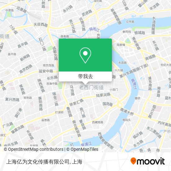 上海亿为文化传播有限公司地图