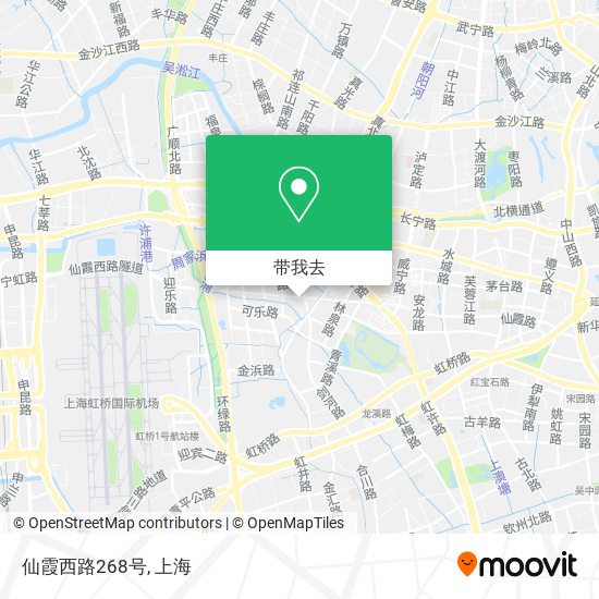仙霞西路268号地图